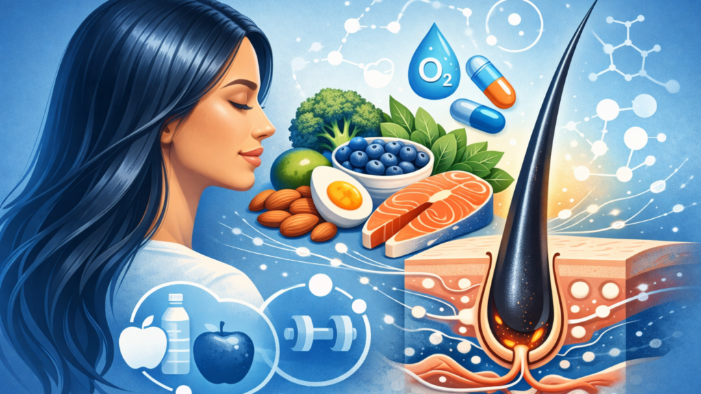 relazione tra alimentazione e capelli