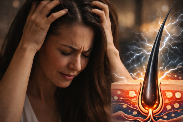 stress e capelli legame tra stress e capelli